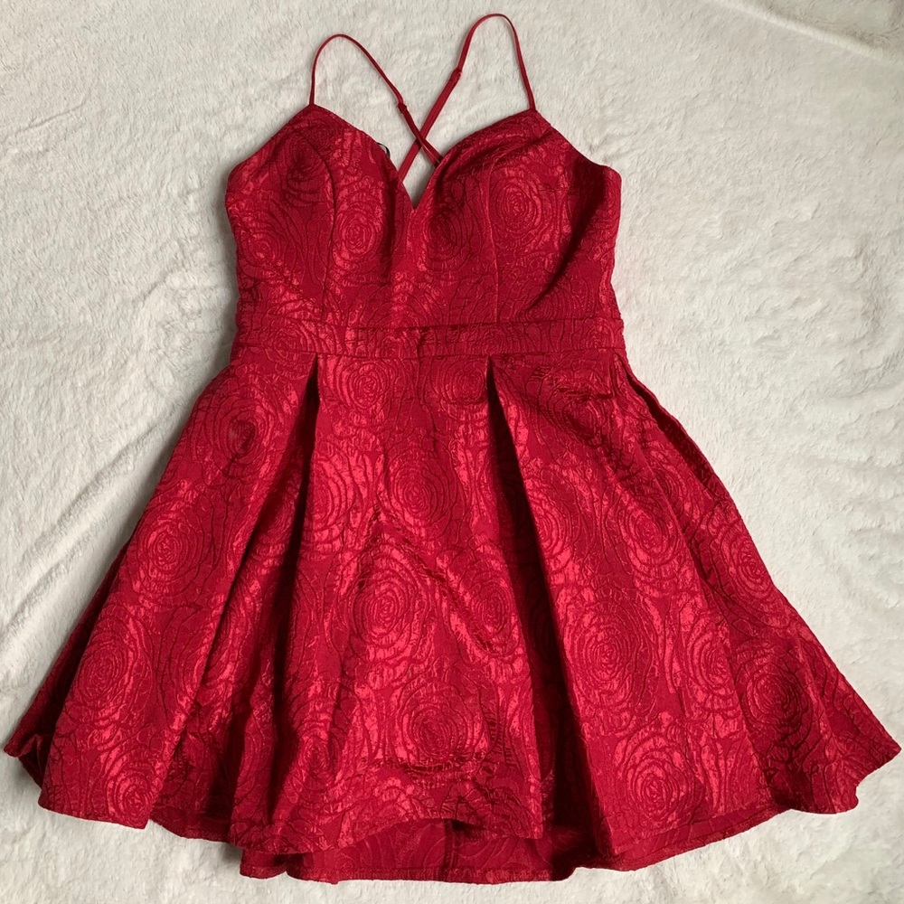 Red Skater Dress